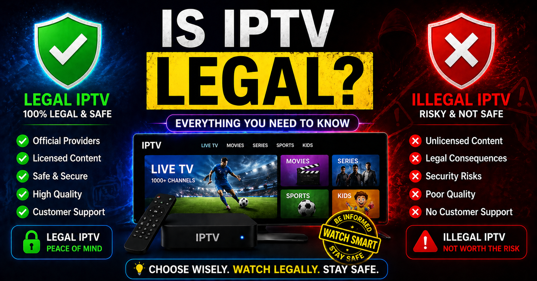Is IPTV Legal