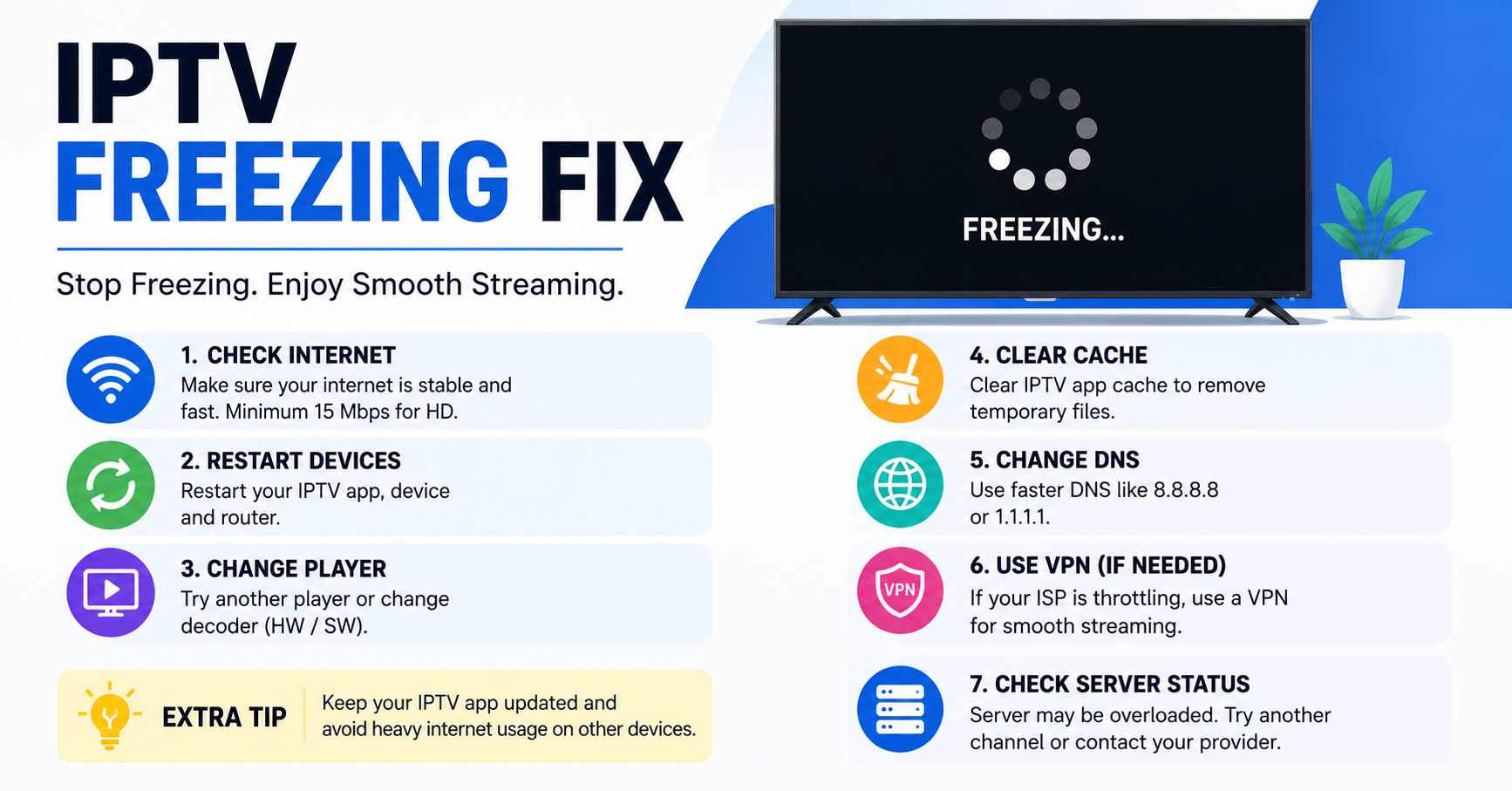 IPTV Freezing Fix
