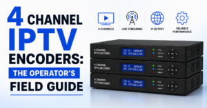4 Channel IPTV Encoders