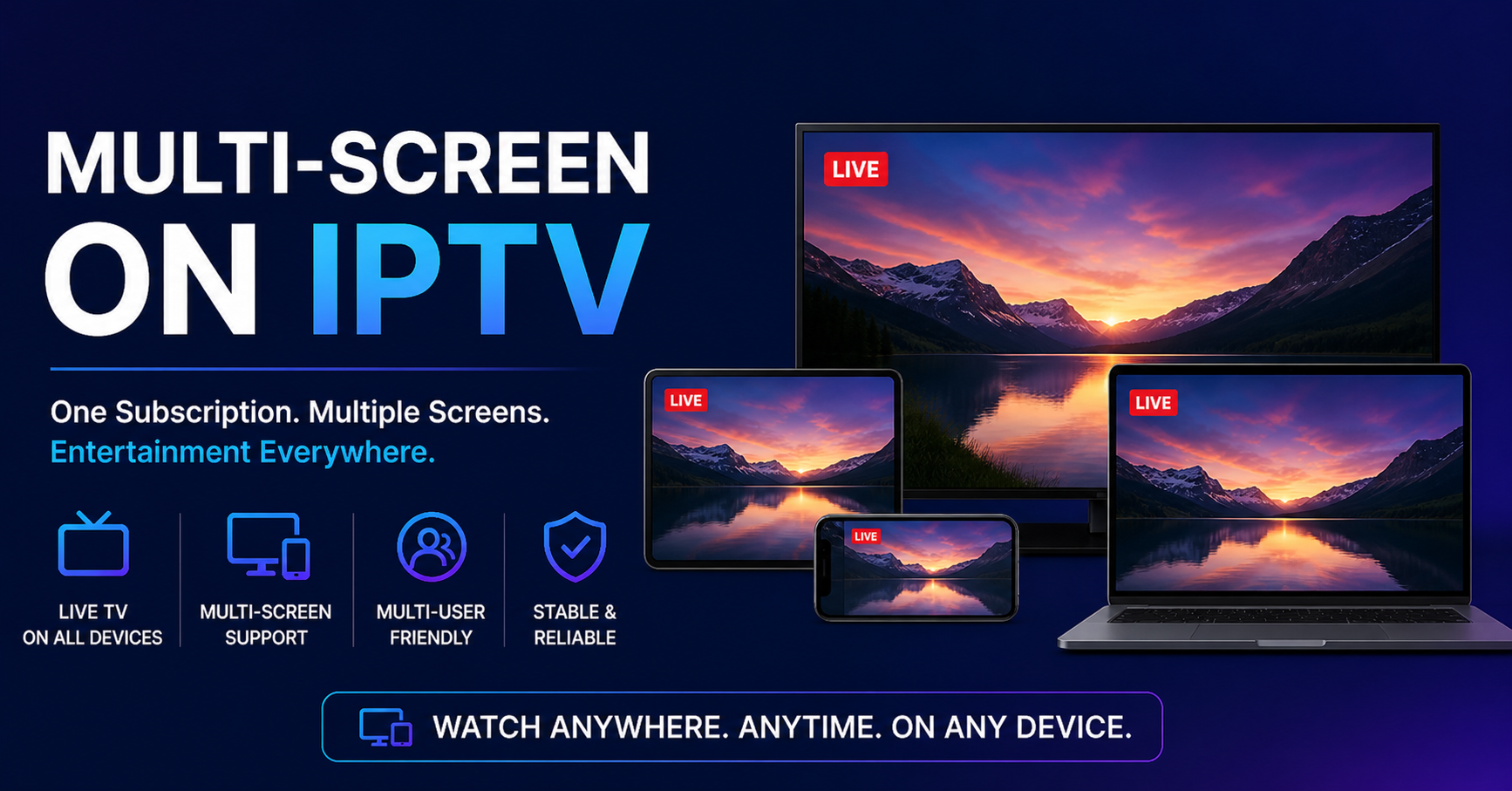 Multi-Screen on IPTV