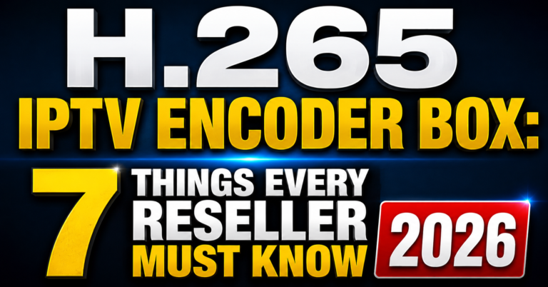 H.265 IPTV Encoder Box