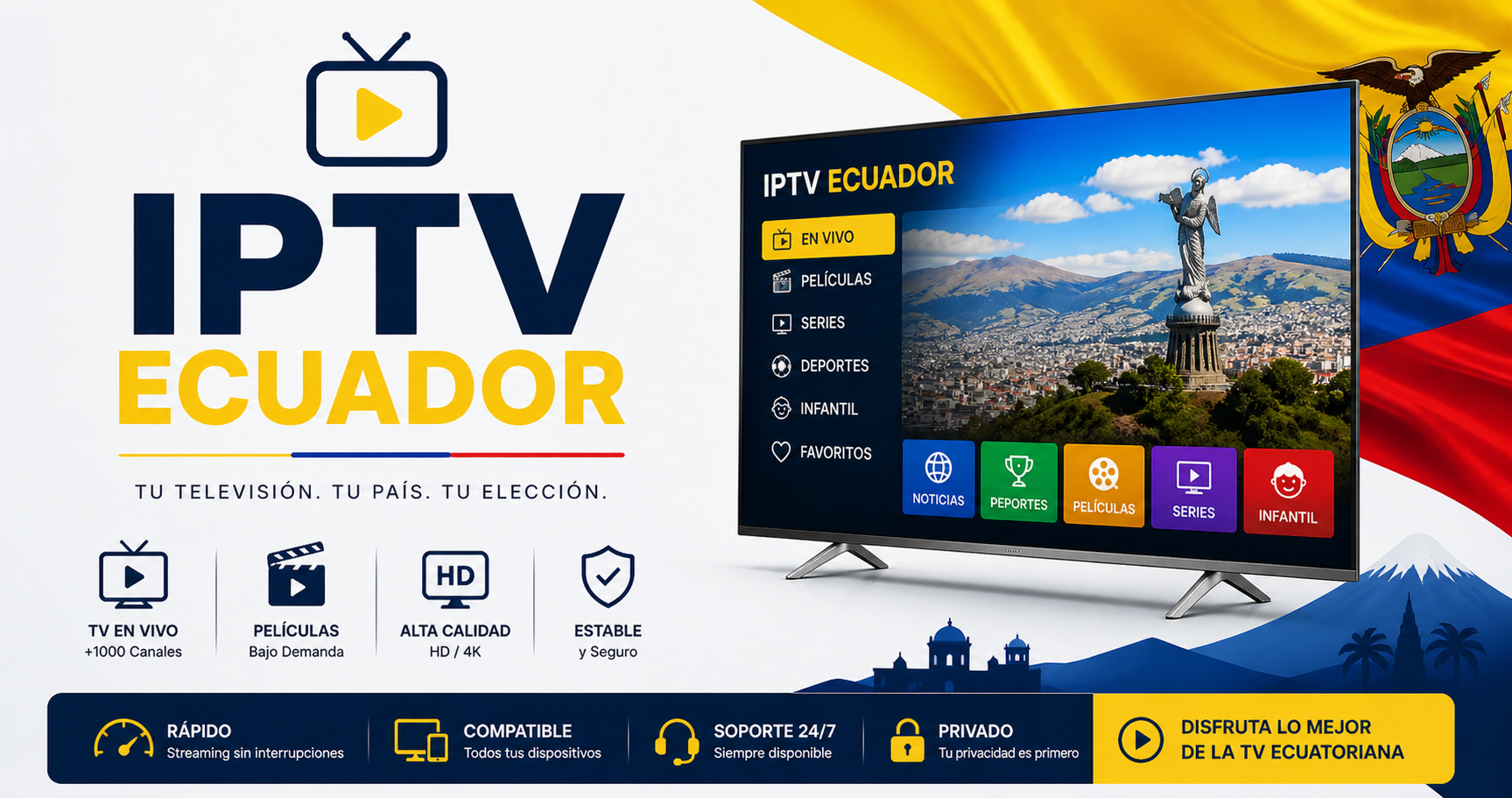 Rebrand IPTV Ecuador