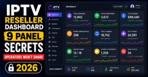 IPTV Reseller Dashboard