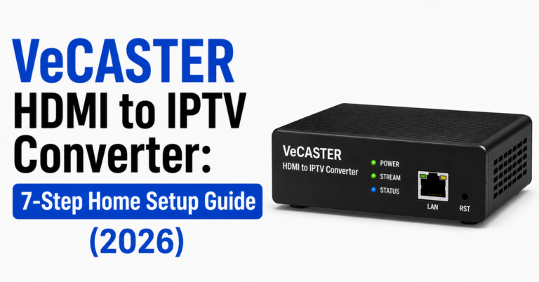 VeCASTER HDMI to IPTV Converter