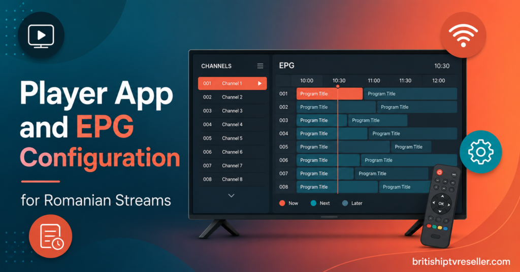 Player App and EPG Configuration for Romanian Streams