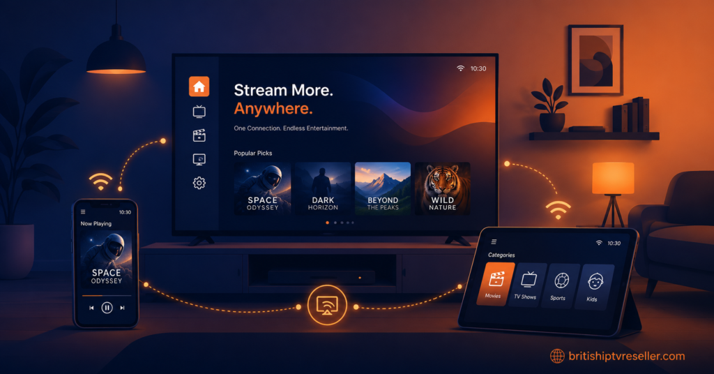 Family Streaming Setup on Multiple Devices