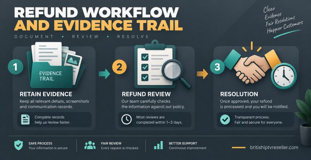 Refund Workflow and Evidence Trail