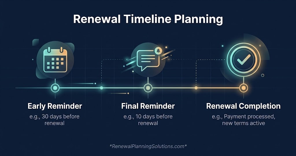 Renewal Timeline Planning