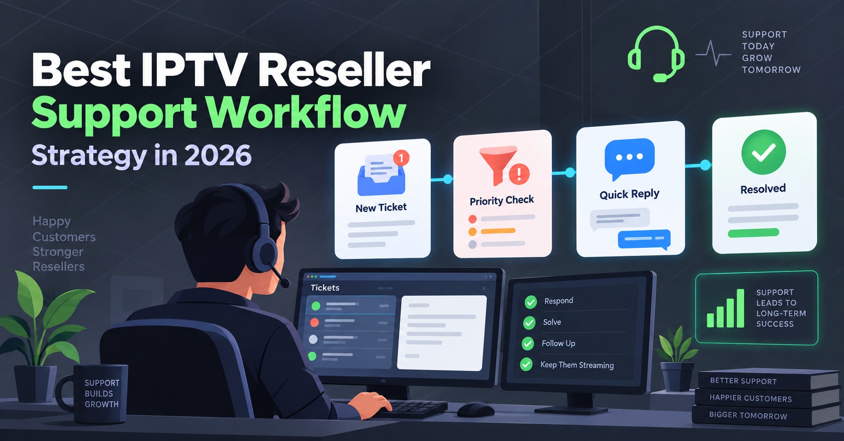 IPTV Reseller Support Workflow