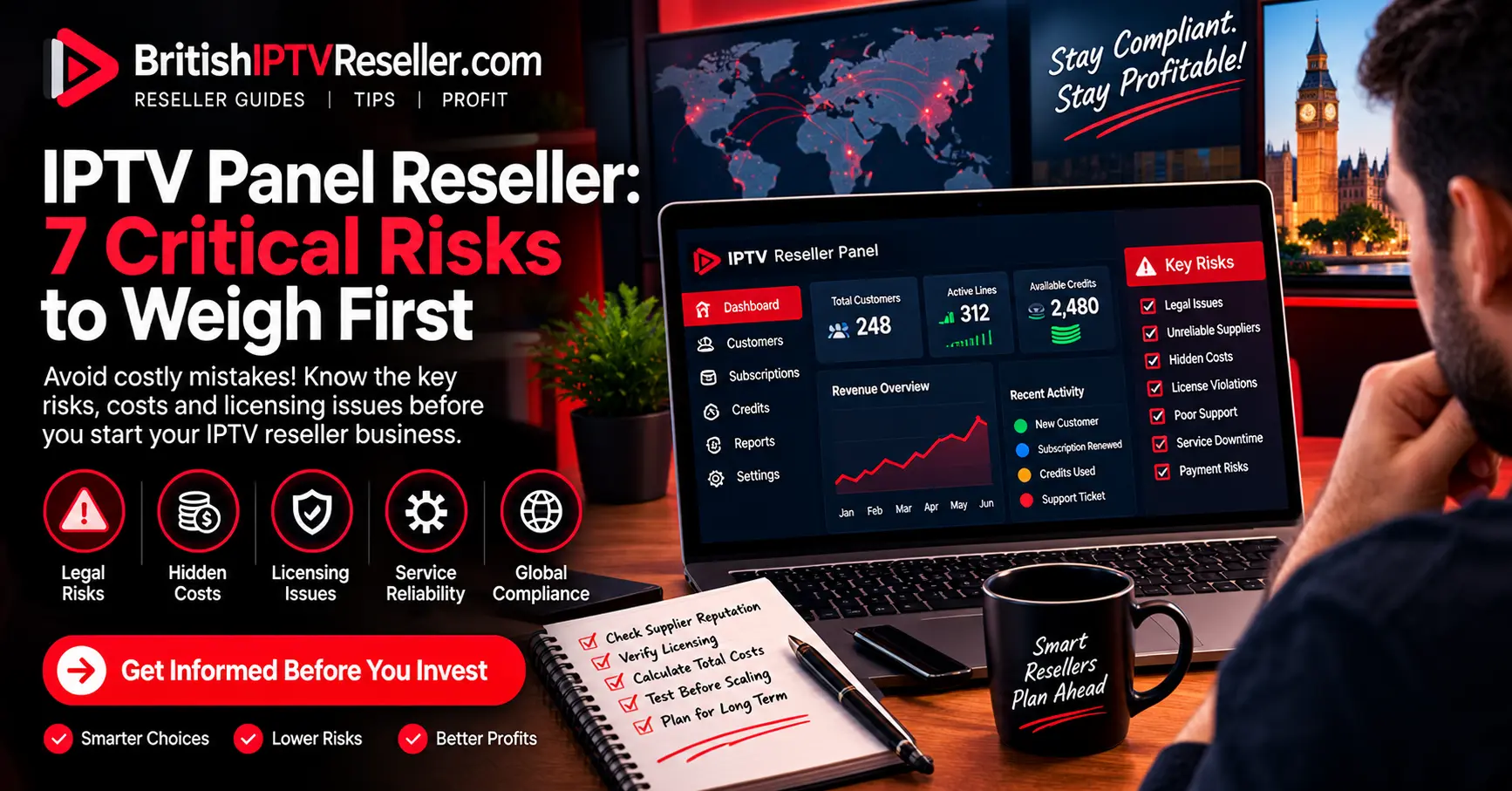 IPTV Panel Reseller: 7 Critical Risks to Weigh First
