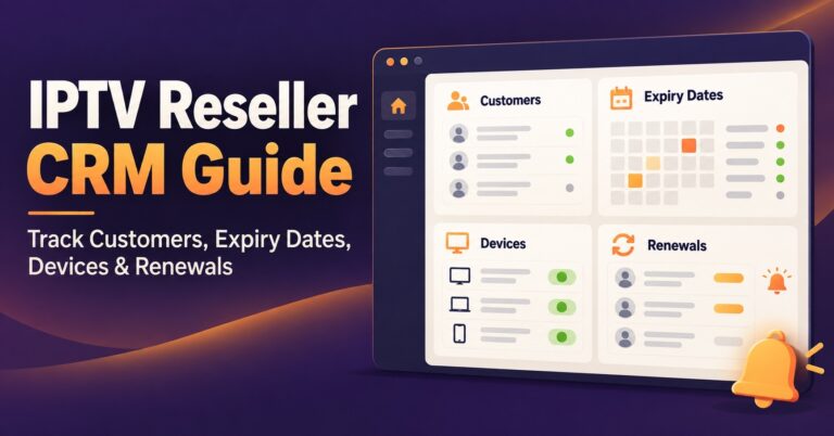 IPTV Reseller CRM Guide