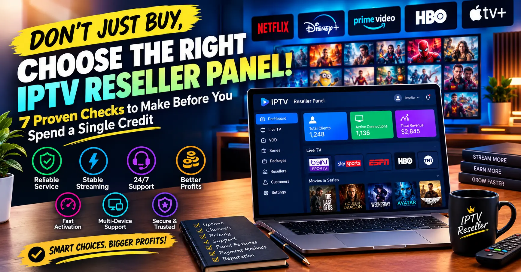 Reseller IPTV Panel: 7 Proven Steps to Choose the Right One