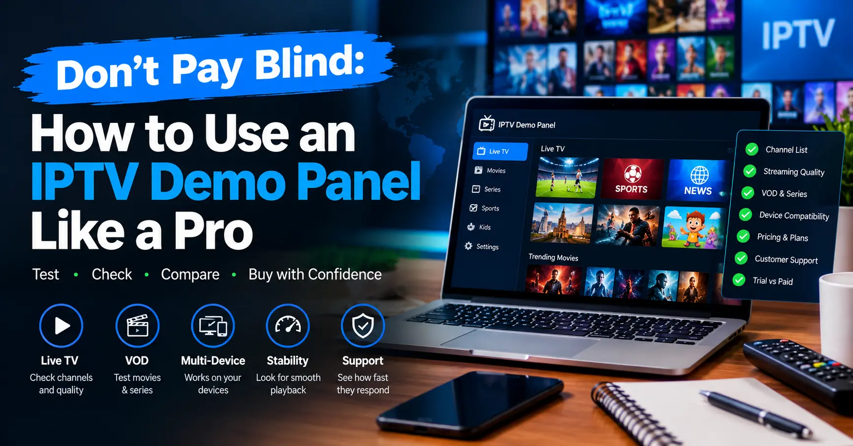 Iptv Demo Panel: 7 Proven Checks Before You Buy Anything