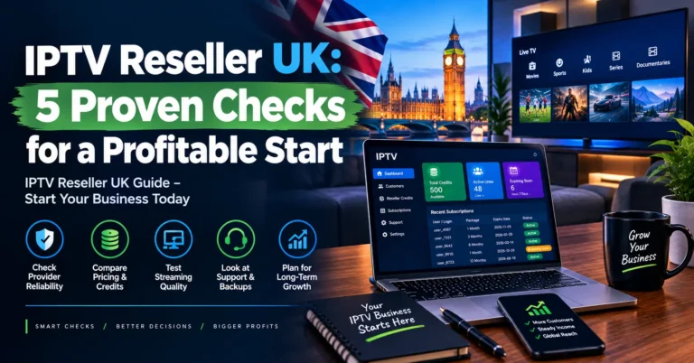 IPTV Reseller UK: 5 Proven Checks for a Profitable Start