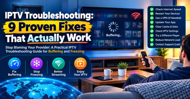 IPTV Troubleshooting: 9 Proven Fixes That Actually Work
